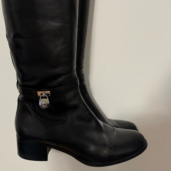 Michael Kors Leather Riding Boots - Picture 1 of 2